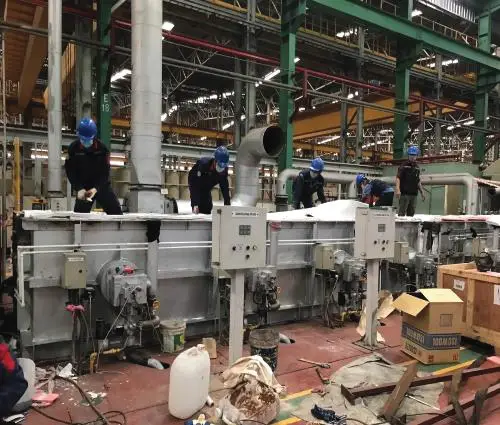 Sửa chữa lò sấy cán tôn độ dày từ 0.2 đến 1.5mm